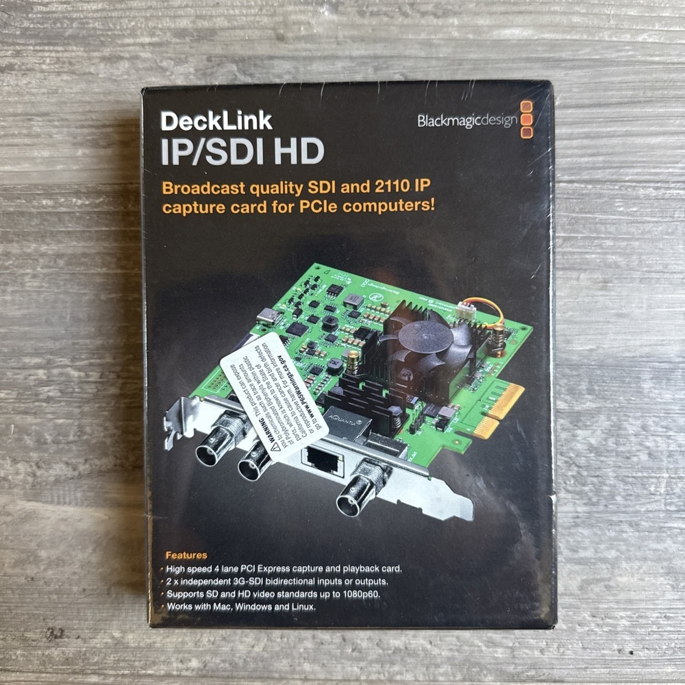 Blackmagic Design DeckLink IP HD 3G-SDI   (NEW & SEALED)